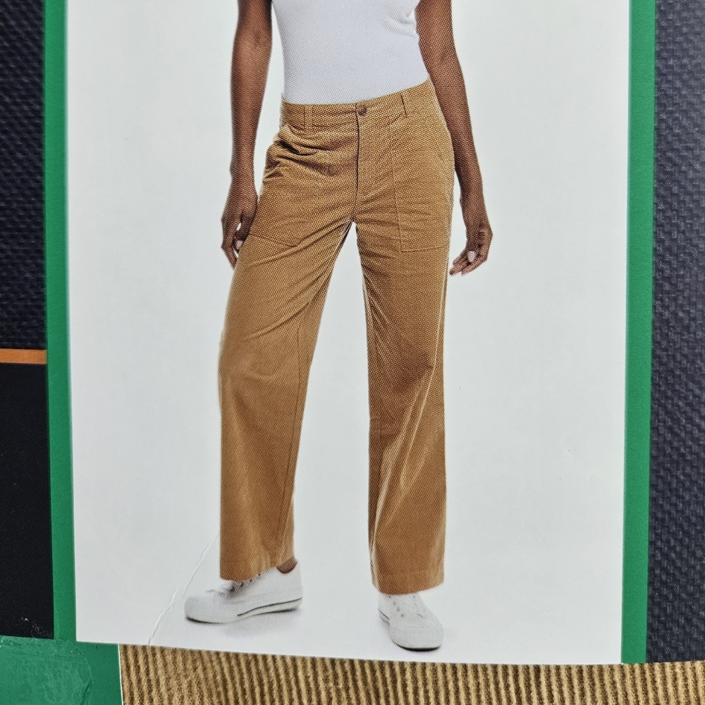 Weatherproof Vintage Corduroy Wide-Leg Pants